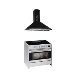 Induktionshäll - GURARI - GCH E 913 X - 90 cm - 5 induktionszoner - XXL Ugn 121L