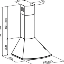 Induktionshäll - GURARI - GCH E 913 X - 90 cm - 5 induktionszoner - XXL Ugn 121L