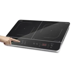 Induktionskokplatta - Touch - 3500 Watt - Glaskeramik - Dubbel - Taktile