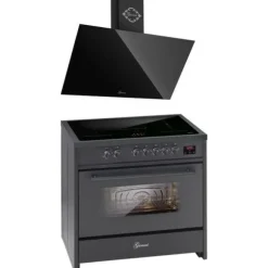 Induktionsspis - GURARI - E 913 BL - 90 cm - 121L - 5 Flex-zoner