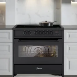 Induktionsspis - GURARI - E 913 BL - 90 cm - 121L - 5 Flex-zoner