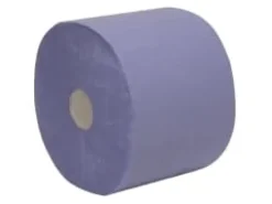 Industriservetter, 2-lagig, blå, förpackning med 2 rullar om 360 m