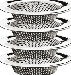 INF Diskbänkssilpropp för Avlopp, 4-pack - Ytterdiameter 11,2 cm