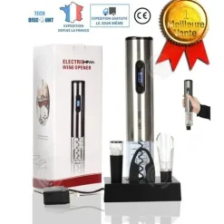 INN® elektrisk korkskruv sommelier designbox lätt att öppna professionell laddningsbas idealisk present trådlös