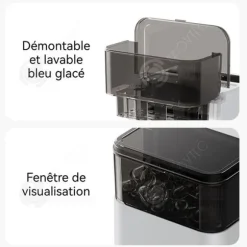 INN Ismaskin 165W 29x23x28cm Kapacitet för islagring 500g Olika storlekar på is tillgängliga Passar för familj