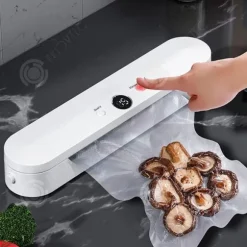 INN Maskin sous vide 35 x 7,2 x 6 cm 60 kpa fuktig och torr start med enkel försegling på 22 sekunder förseglingsband på 28 cm