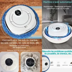 INN Mop 2 timmar kontinuerlig användning automatisk rengöring vått och torrt bruk hushållssopmaskin och