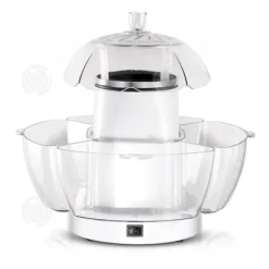 INN Popcornmaskin 1000W hemmahushållningar blåsa upp popcorn helt automatiskt 30x30cm hushållsapparater DIY lätt att göra