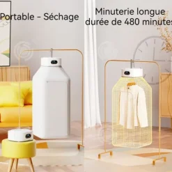 INN Torktumlare kan stödja 10 kg bärbar och vikbar deodorant och motverka kvalster snabb torkning vid 68 grader celsius