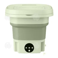 INN Tvättmaskin 9L med integrerad torkning och torkning, kompakt tvättmaskin, automatisk tvättmaskin, ekologisk tvättmaskin