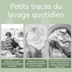 INN Tvättmaskin 9L med integrerad torkning och torkning, kompakt tvättmaskin, automatisk tvättmaskin, ekologisk tvättmaskin