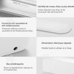 INN Ultrasonic Cleaner 47000hz 350ml 360 graders rengöring ultraljudsrengörare glasögonrengörare ultraljudsglasögonrengöring