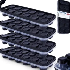 Isbitsform med lock 25 cm 4 st.