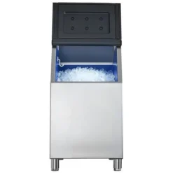 Isförvaringslåda, 56x66,5x103,8 cm, rostfritt stål, justerbara fötter