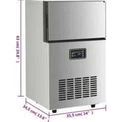 Ismaskin 45 kg / 24 tim silver - Ismaskin - Ismaskiner - Home & Living