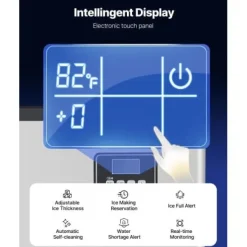 Ismaskin, 249,5 kg/24h, 580x668x1105 mm, rostfritt stål