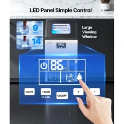 Ismaskin, 38,8x37x79,8 cm, Rostfritt stål