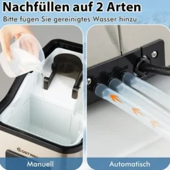 Ismaskin, 38,5x24x38 cm, Silver