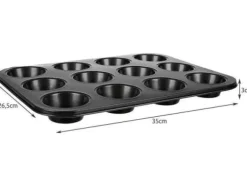 Iso Trade Bakplåt + 12 silikonformar