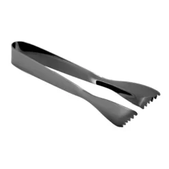 Istänger Livsmedelskvalitet Tjockare Rostfritt Stål Förhindrar Halkning Sockermatpincett För Hemköksbar Svartpläterad