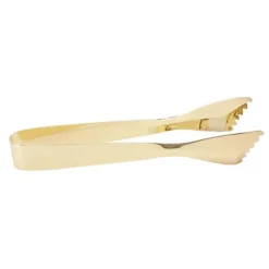 Istänger Livsmedelskvalitet Tjockare Rostfritt Stål Förhindrar Halkning Socker Matpincett För Hemkök Bar Förgylld