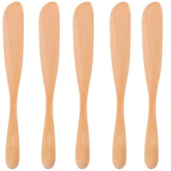 Japansk stil träsmörknivset - 5 st, perfekt för att sprida sylt och ost, perfekt för hemmakök