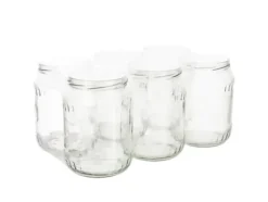 Jar Okko TO-720 FACETED, 82 mm, 0.72 l, 6 pcs