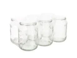Jar Okko TO-720 FACETED, 82 mm, 0.72 l, 6 pcs