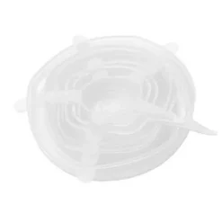 JL Expanderbara silikonlock QUARTER Återanvändbara köksöverdrag Expanderbara matlock för att hålla dem fräscha