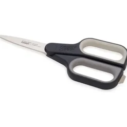 Joseph Joseph CutPlus grå sax med integrerad kniv