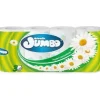 JUMBO SMART ELEPHANT Toalettpapper kamomill 8 rullar 3-lagers