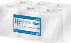 Jumbo toalettpappersdispenser 2-lagers /12 rullar/ Cellulose Velvet VLP-4100537