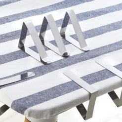 Justerbara Dukklämmor i Rostfritt Stål, 24-pack