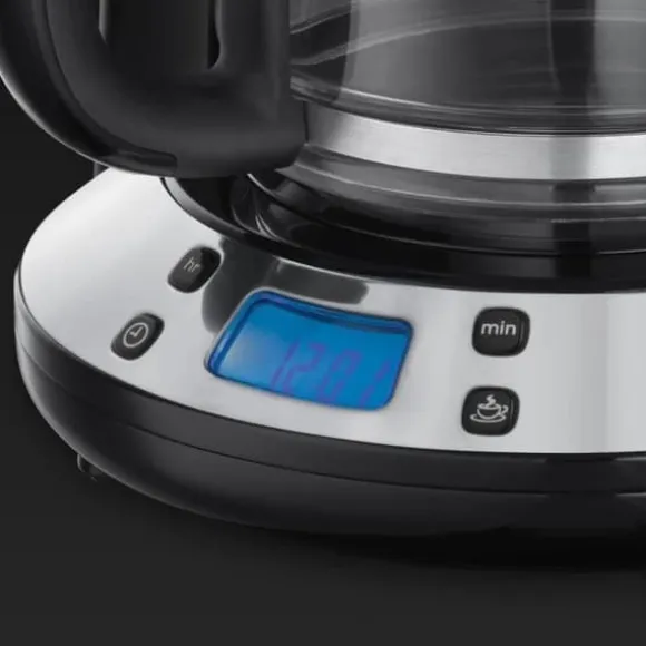 Kaffebryggare med filter - RUSSELL HOBBS - Colours Plus 24033-56 - Rostfritt stål - Programmerbar - 15 koppar - WhirlTech-teknik - 1100 W