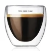 Kaffekoppar - TECH DISCOUNT - Set med 8 - Glas - 80 ml - Te-/kaffeservis
