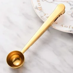 Kaffemått med Klämma Guld – Sked med Påsklämma för Kaffe