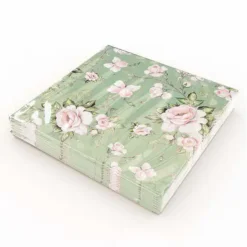 Kaffeservett Rosa rosor 20-pack Gullers