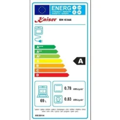 Kaiser Ensemble av induktionshäll EH 6344+KCT 97 FI, Elektrofyr, Air fryer, 79L + induktionsspis 90 cm
