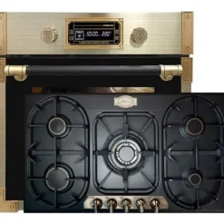 Kaiser Four Set EH 6427 AD+KG 9325 Em, Retro Pyrolyse inbyggnadsugn 73L + gasspis, 90 cm