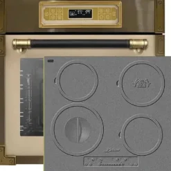 Kaiser Four Set EH 6726 ElfAD+KCT 6705 RI HERD, Fyra inbyggnadsugnar 80L + induktionsspis, 60 cm