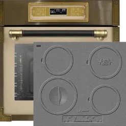 Kaiser Four Set EH 6726 ElfAD+KCT 6705 I HERD, Fyra inbyggnadsofen 80L + induktionsspis, 60 cm