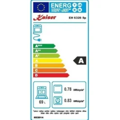 Kaiser Four Set, EH 6326 sp Four électrique, Autonome, 79L+ KCG 6380 Gaskök