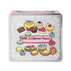 Kakburk - DLP - Tillverkad av Bibi - Metall - 23.5x22x9cm - Rosa