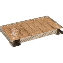 Kallgenerator - Rostfritt stål - 8 kammare - 35 cm - Träflis - Silverfärgad