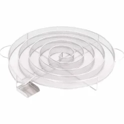 Kallröksgenerator rund 33,5 cm rostfritt stål