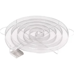 Kallröksgenerator rund 33,5 cm rostfritt stål