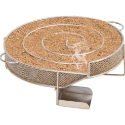 Kallröksgenerator rund 19,5 cm rostfritt stål