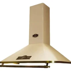 Kaminfläkt - Lyx Kaiser - Empire - 90 cm - Elfenben - Handtag i brons