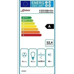 Kaminfläkt - Lyx Kaiser - Empire - 90 cm - Elfenben - Handtag i brons