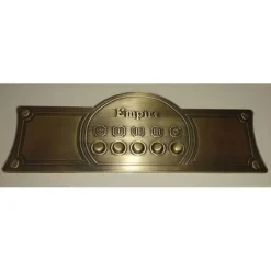 Kaminfläkt - Lyx Kaiser - Empire - 90 cm - Elfenben - Handtag i brons